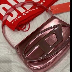 Diesel Vibrant Red Logo Bag